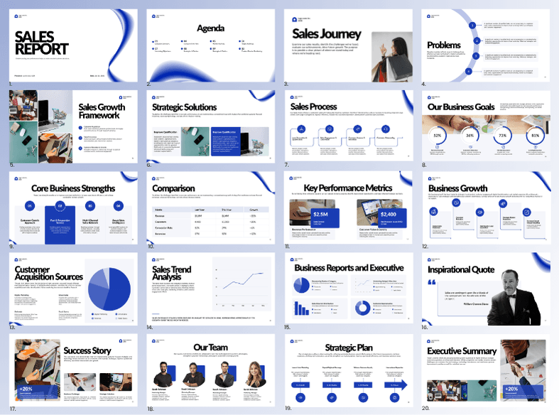 Momentum template preview